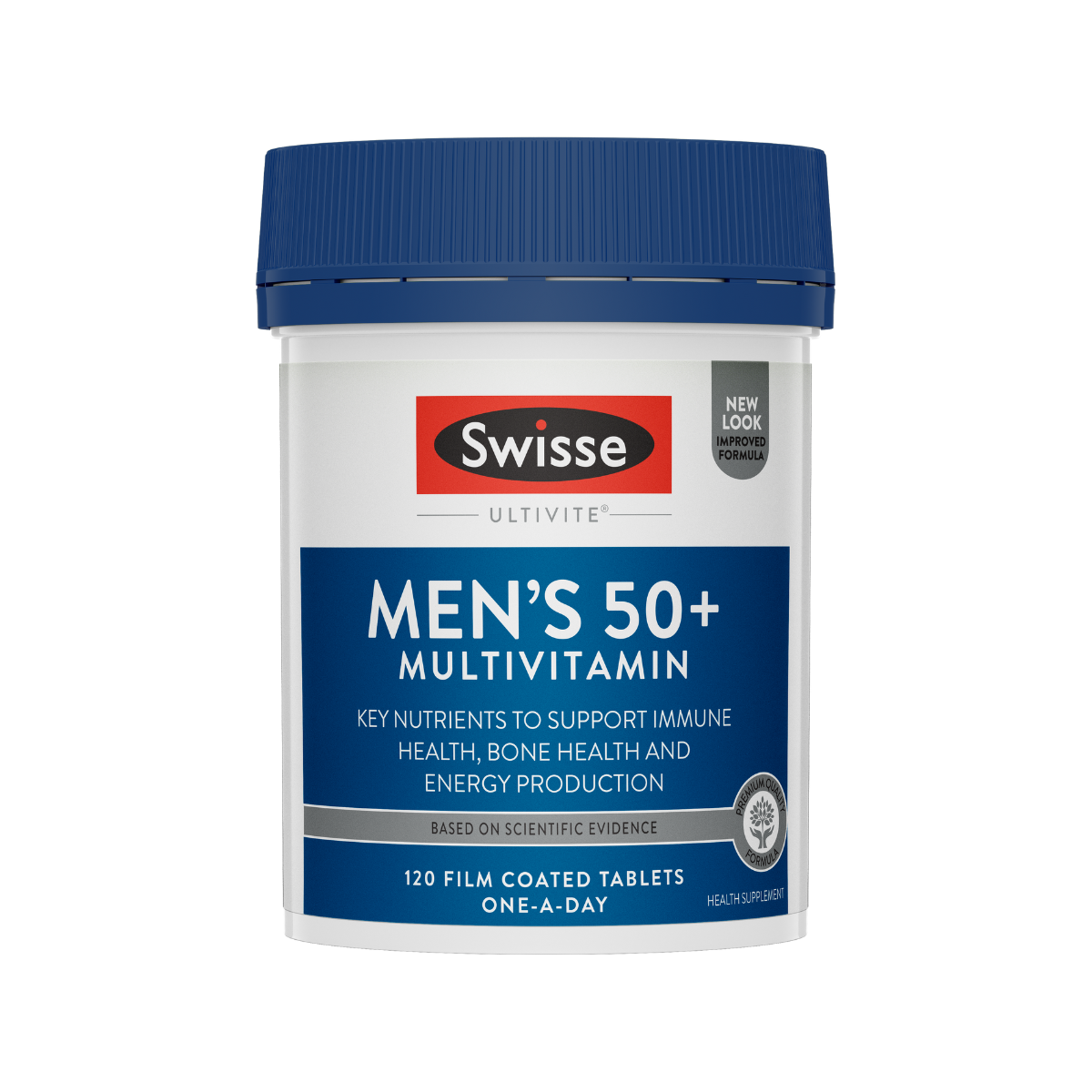 Swisse Ultivite Men’s 50+ Multivitamin 120 Tablets (New Look)