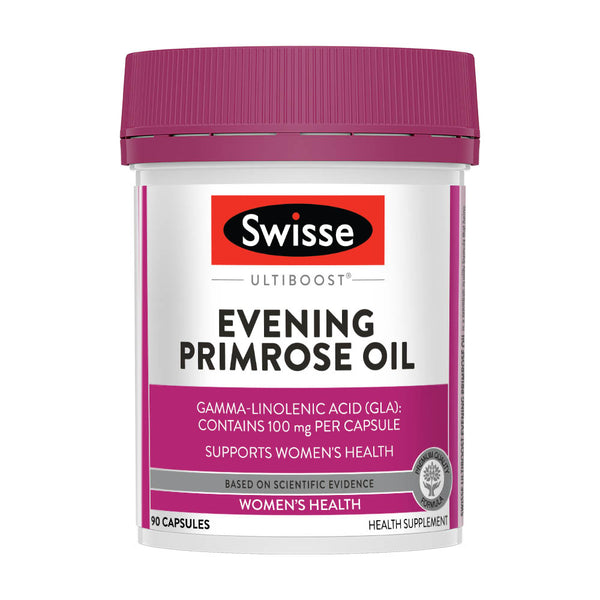 Swisse Ultiboost Evening Primrose Oil 90 Capsules (BEST BEFORE: 11/2025)