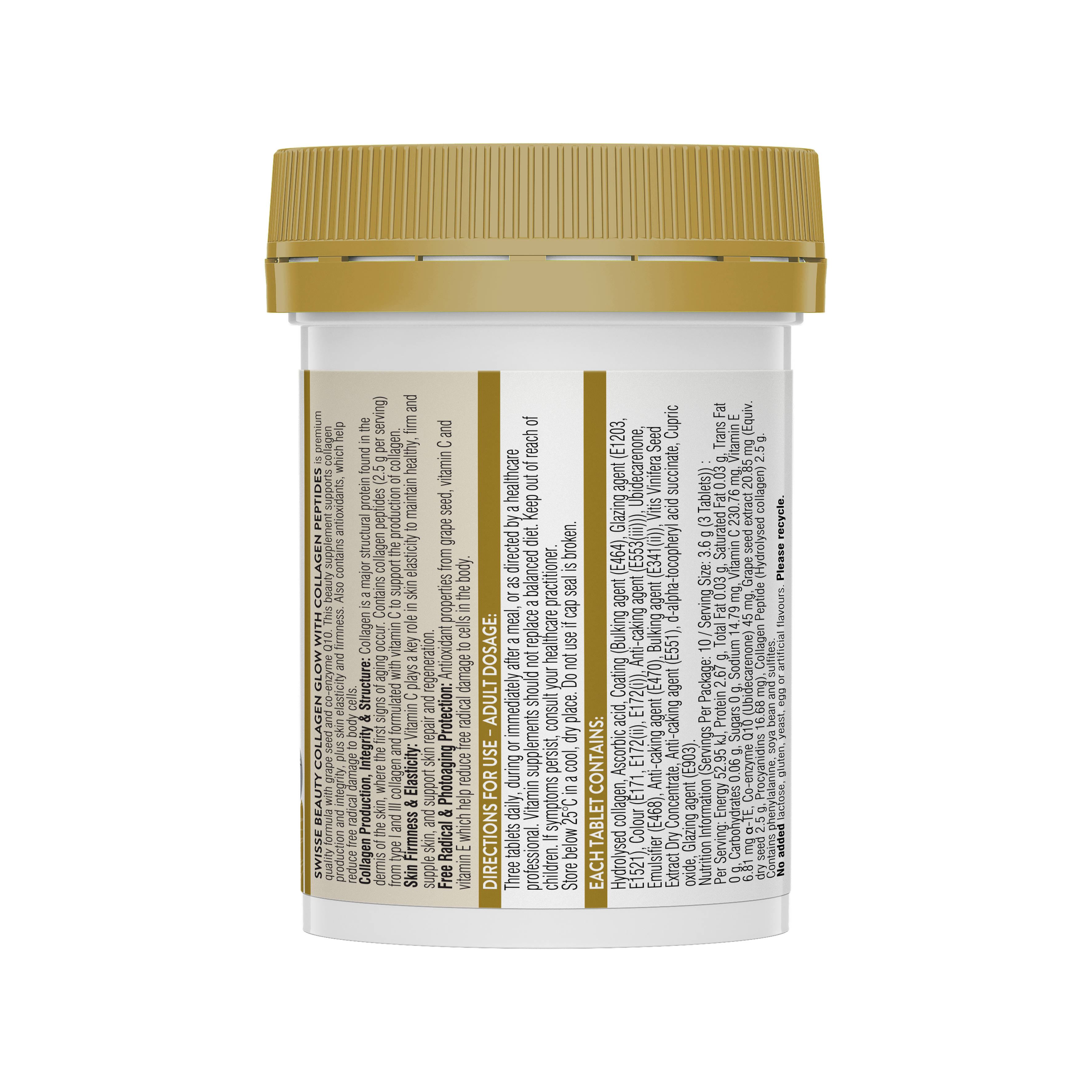 Swisse Beauty 膠原蛋白亮膚水光片 30片