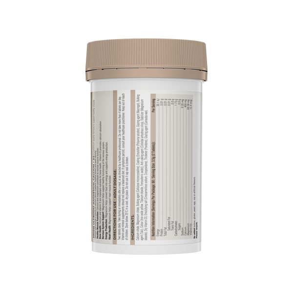 Swisse Ultiboost Magnesium, Calcium + D3 120 Tablets