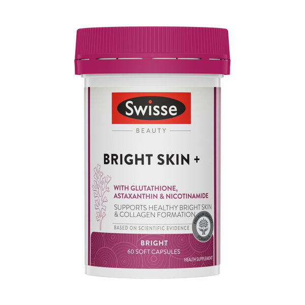 swisse astaxanthin glutathione Unlock your new radiance with the all new Beauty Asta-Gluta Bright, formulated with 6x more* Astaxanthin, 2x more* Glutathione, 2x more* Nicotinamide, plus Vitamins C and E. This enhanced blend supports Tired of dull skin?