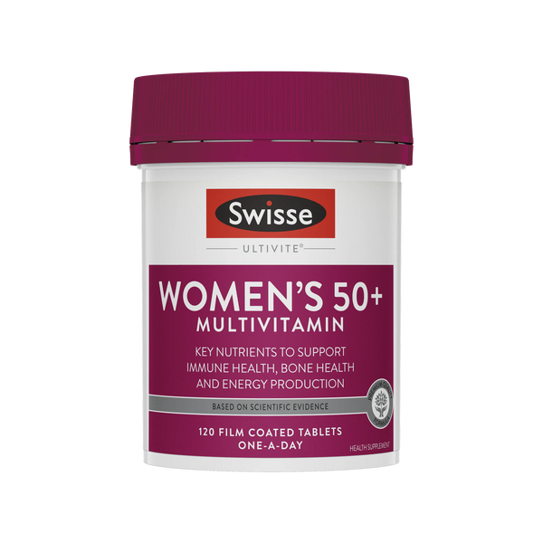 Swisse Women’s Ultivite 50+ Multivitamin 120 Tablets