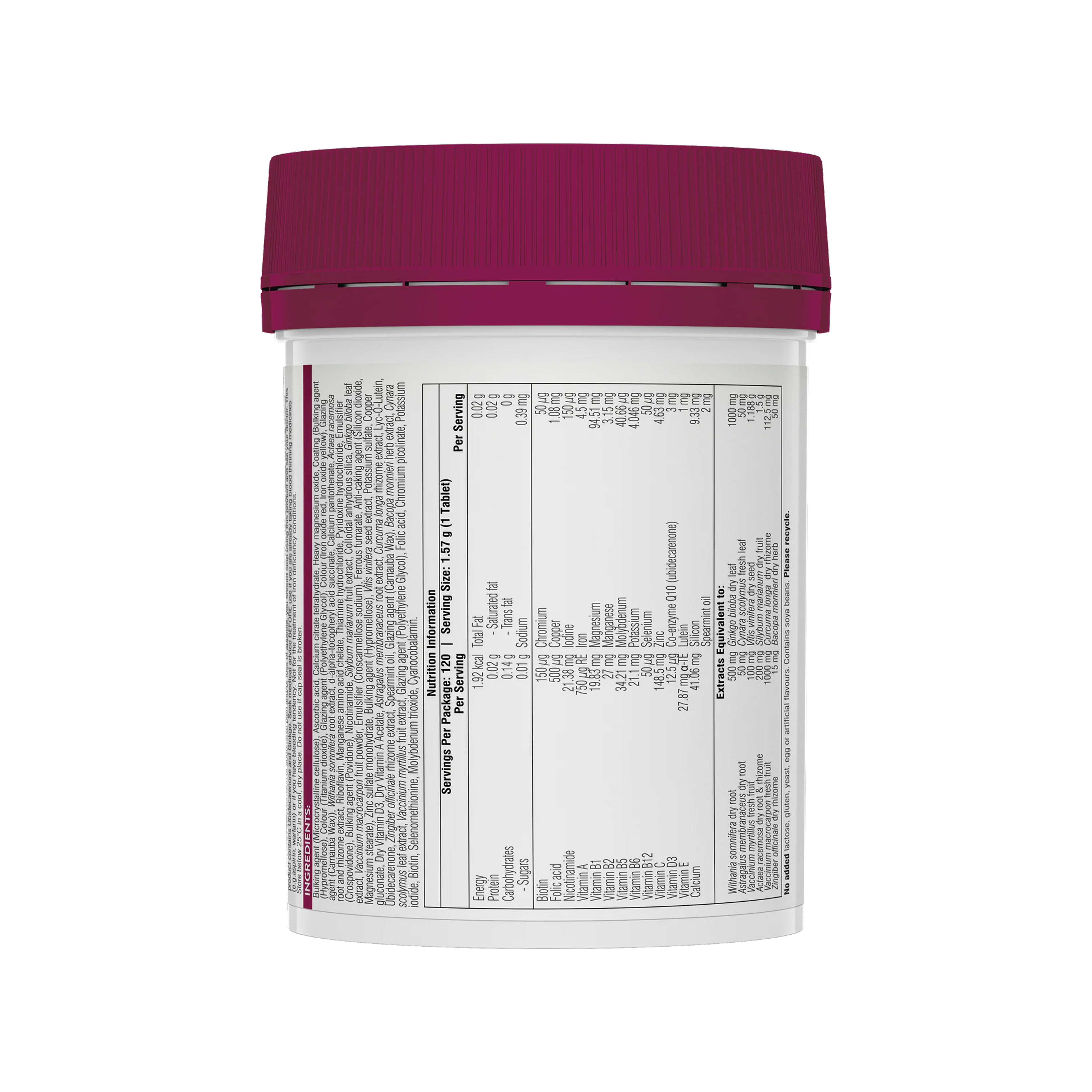 Swisse Women’s Ultivite 50+ Multivitamin 120 Tablets