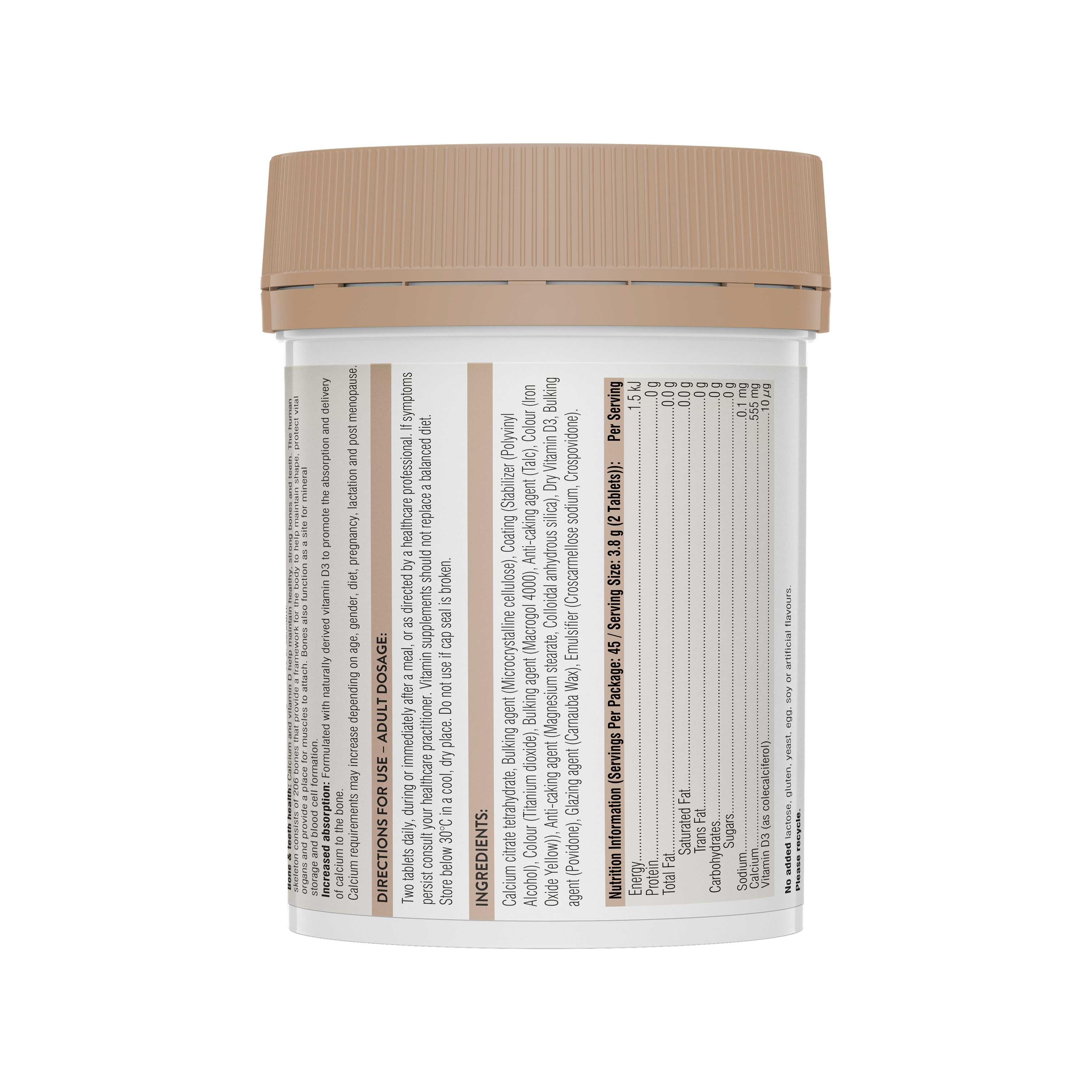 Swisse Ultiboost Calcium + Vitamin D 90 Tablets
