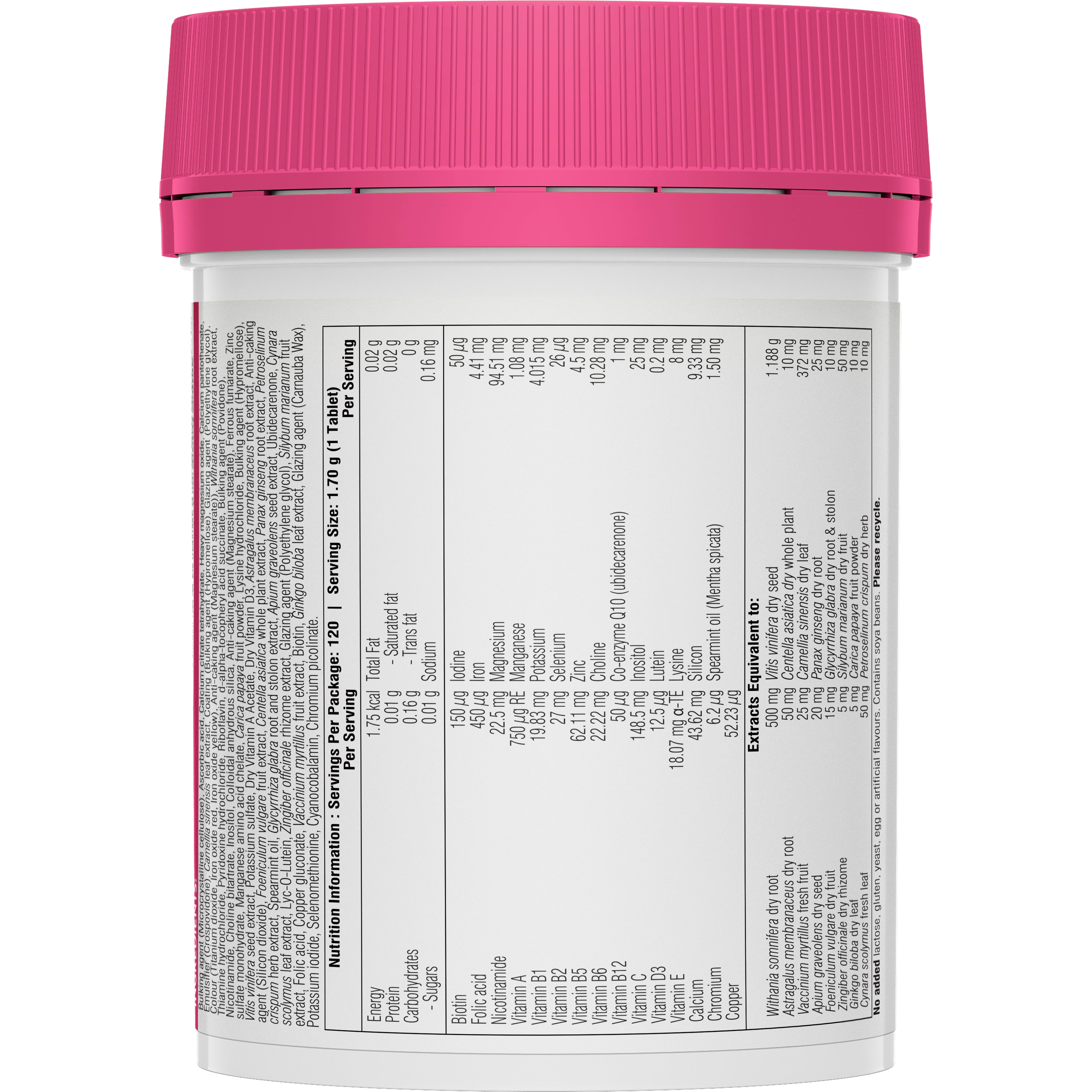 Swisse Women's Ultivite Multivitamin 120 Tablets