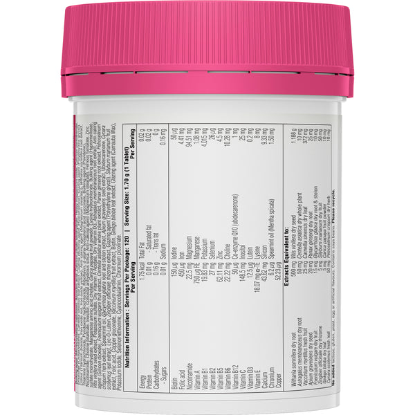Swisse Women's Ultivite Multivitamin 120 Tablets