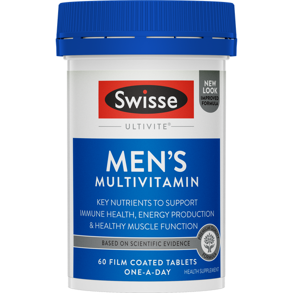 Swisse Men’s Ultivite Multivitamin 60 Tablets