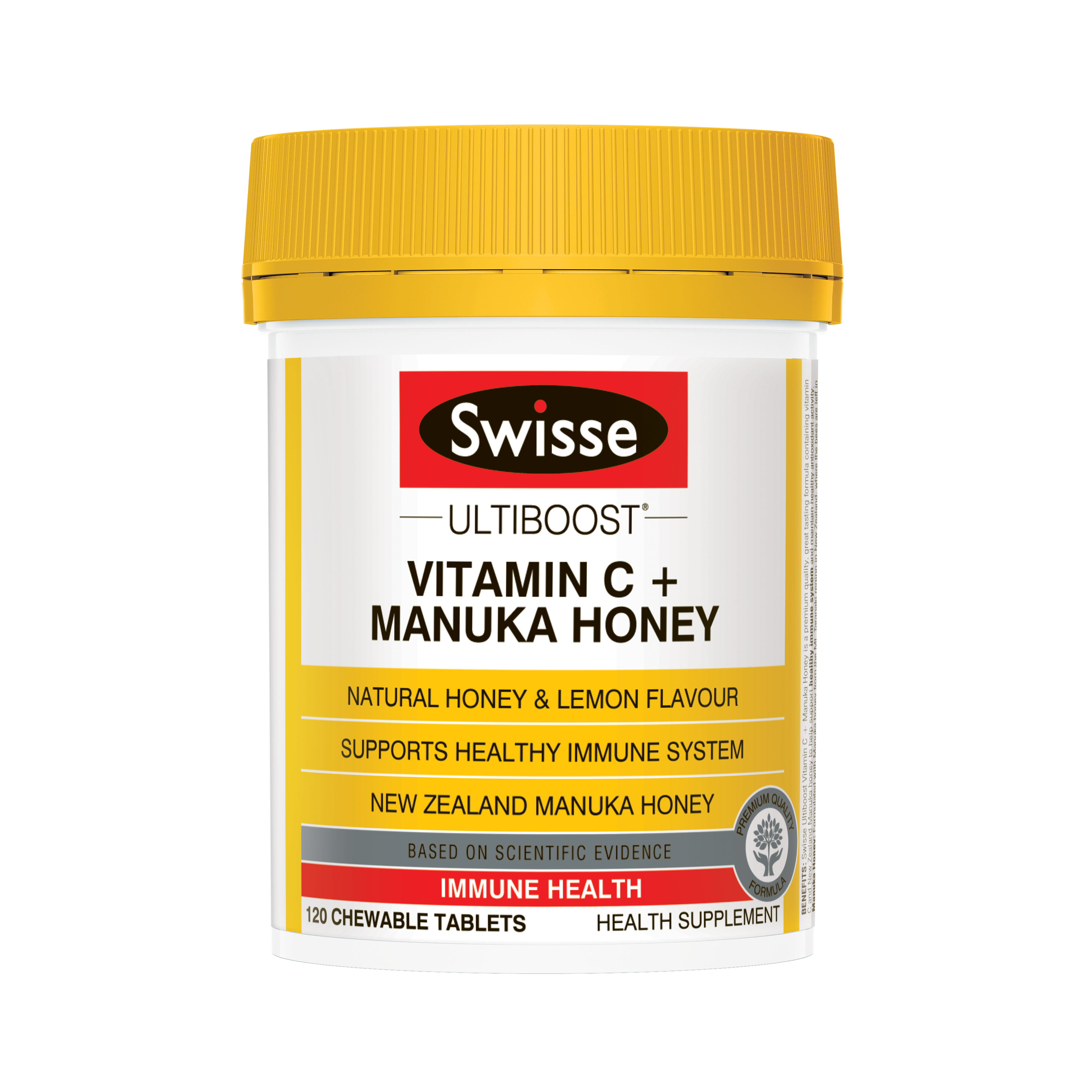 Swisse Ultiboost Vitamin C+ Manuka Honey Chewable 120 Capsules (BEST BEFORE: 3/2025)