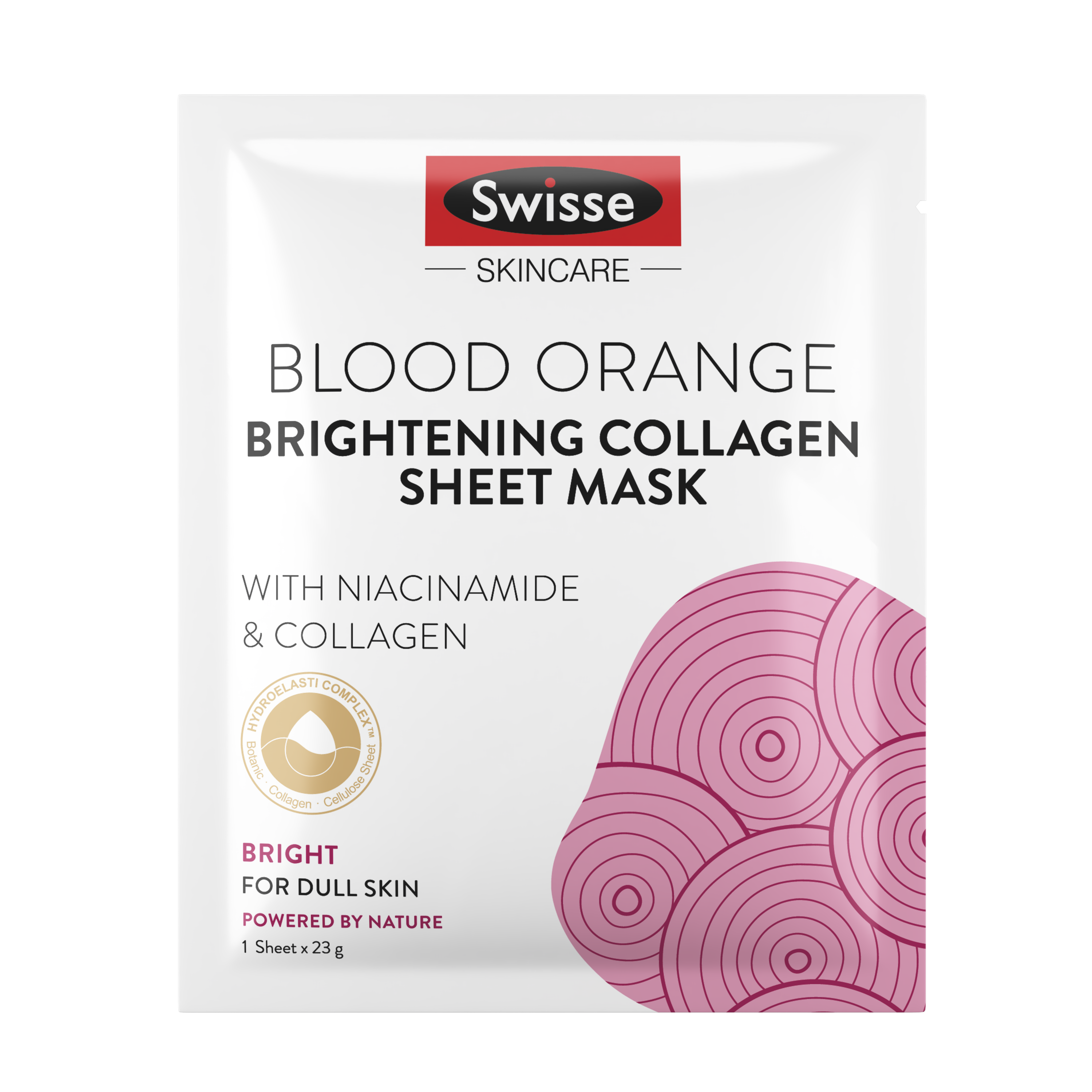 Swisse Blood Orange Brightening Collagen Sheet Mask