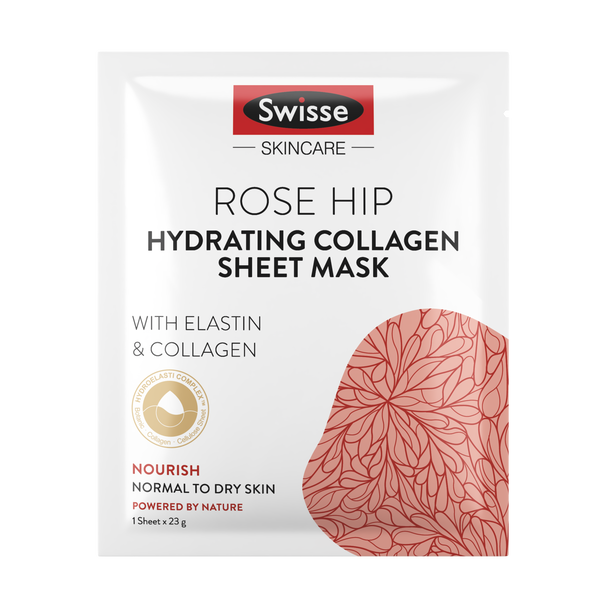 Swisse Rose Hip Hydrating Collagen Sheet Mask